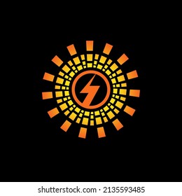 Sun Energy Logo It is suitable for industry, companies and communities and is easy to use in various media