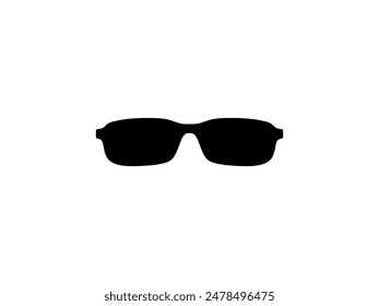 Silueta, vista frontal, estilo plano, se puede utilizar para Pictograma, Logo Gram, App, ilustración de arte, Plantilla para Imagen de Perfil de avatar, Sitio web o elemento de Diseño gráfico. Ilustración vectorial