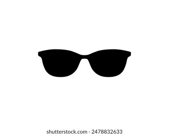 Silueta, vista frontal, estilo plano, se puede utilizar para Pictograma, Logo Gram, App, ilustración de arte, Plantilla para Imagen de Perfil de avatar, Sitio web o elemento de Diseño gráfico. Ilustración vectorial