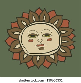 Sun face