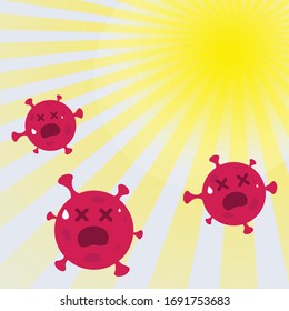 Sonnenbekämpfung mit dem Virus, Schutz vor Viren