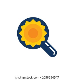 Sun Find Logo Icon Design