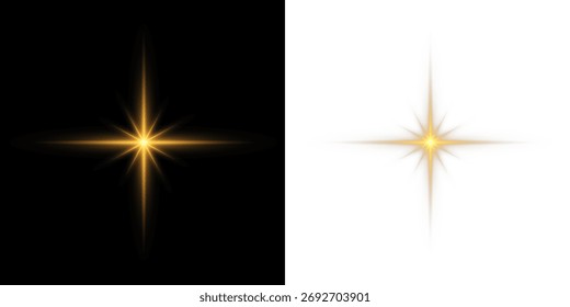 Brillo del sol efecto de luz brillante PNG.