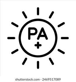 sun in flat design style