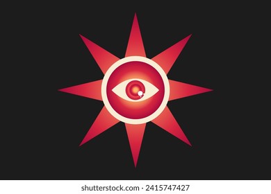 Diseño de pegatinas de fortuna planas de sol