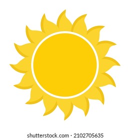 Sun Flat vector icon which can easily modify or edit 