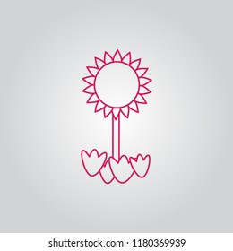 Sun flower icon