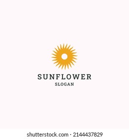 Designvorlage für das Sun-Blume-Logo Vektorgrafik