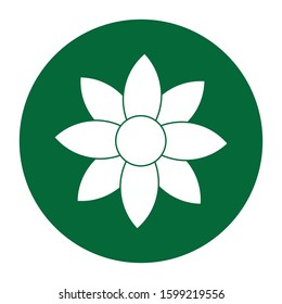 sun flower logo stock illustration design