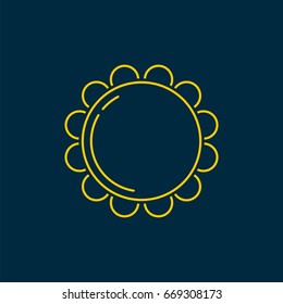 Sun Flower Logo Template Illustration Design. Vector EPS 10.