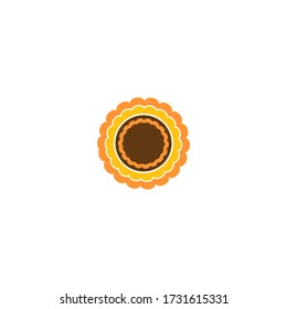 Sun Flower Logo Template vector icon illustration design