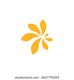 Diseño de logotipo de Vector de planta de flor de sol