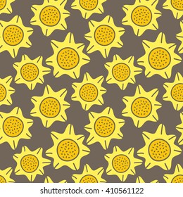 sun flower seamless background