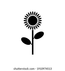 Sun Flower. Simple Illustration. Vector Illustration