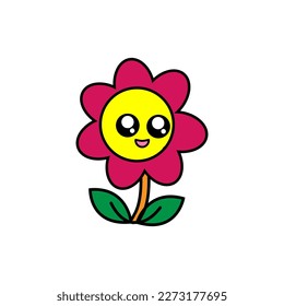 Sun Flower vector icon illustration design template	
