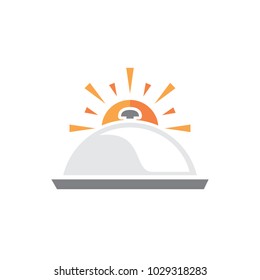 Sun Food Logo Icon Design