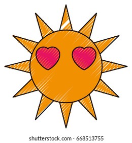 Sun funny cartoon