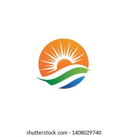 Sun generic Vector illustration Icon Logo Template design