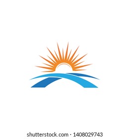 Sun generic Vector illustration Icon Logo Template design