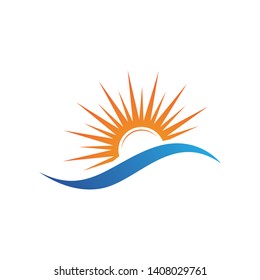 Sun generic Vector illustration Icon Logo Template design