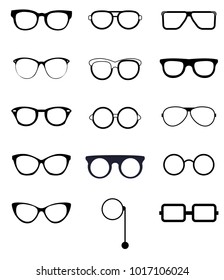 Sun glass icon collection