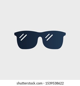 Sun Glass Logo Vector Design