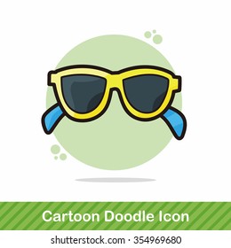sun glasses color doodle