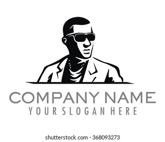 sun glasses fashionable model cool man guy person head image vector