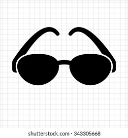 Sun glasses icon