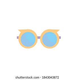 Sun Glasses Icon Clipart Vector Design Isolated
