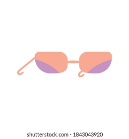 Sun Glasses Icon Clipart Vector Design 