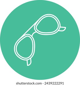 Icono De Gafas De Sol Diseño Para Uso Personal Y Comercial.