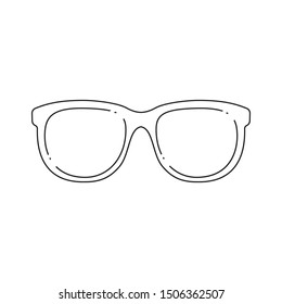 Sun glasses icon design. vector illustration