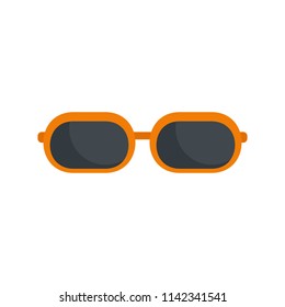 Sun glasses icon. Flat illustration of sun glasses vector icon for web isolated on white