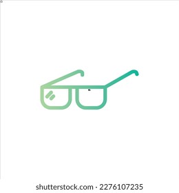 sun glasses icon with isolated vektor and transparent background.