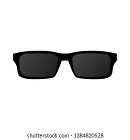 Sun glasses icon on white background