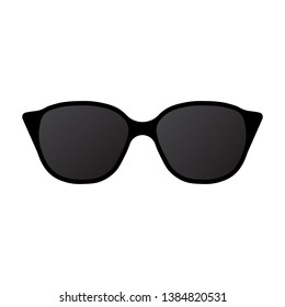 Sun glasses icon on white background