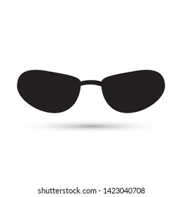 Sun glasses icon on white background