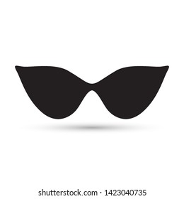Sun glasses icon on white background