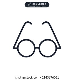 sun glasses icon symbol template for graphic and web design collection logo vector illustration