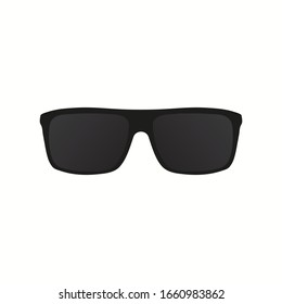Icono de lentes de sol. Pasos vectoriales10