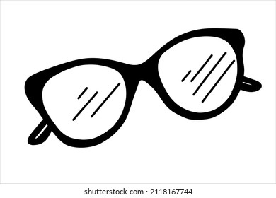 sun glasses icon vector illustration on white
