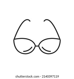 sun glasses icons  symbol vector elements for infographic web
