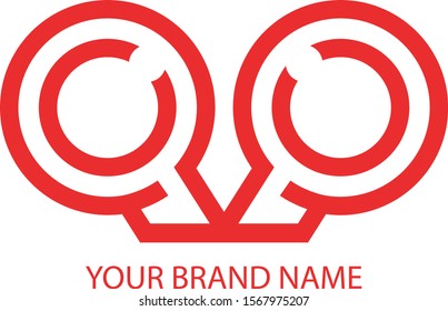 Sun Glasses Logo Vector Design