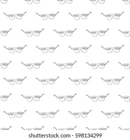sun glasses seamless vector pattern