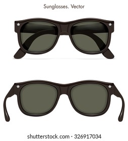 Sun glasses. Vector