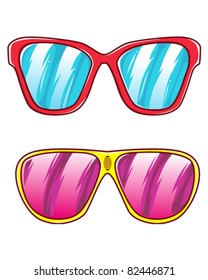 Sun Glasses Vector design element