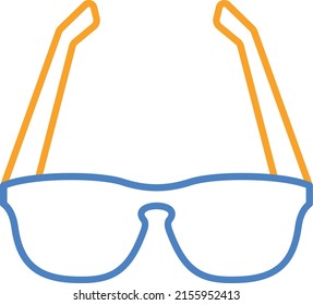 Sun Glasses vector icon. Can be used for printing, mobile and web applications.