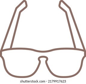 Sun Glasses vector icon. Can be used for printing, mobile and web applications.