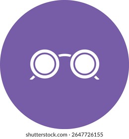Sun Glasses vector icon. Can be used for printing, mobile and web applications.